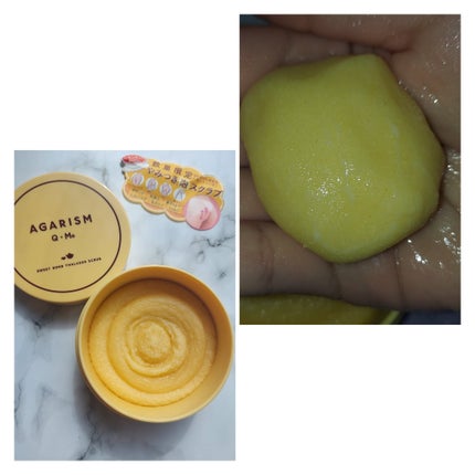Q+Me スウィートボムタラソスクラブレモンティーの香り/AGARISM/バスト・ヒップケアを使ったクチコミ(5枚目)