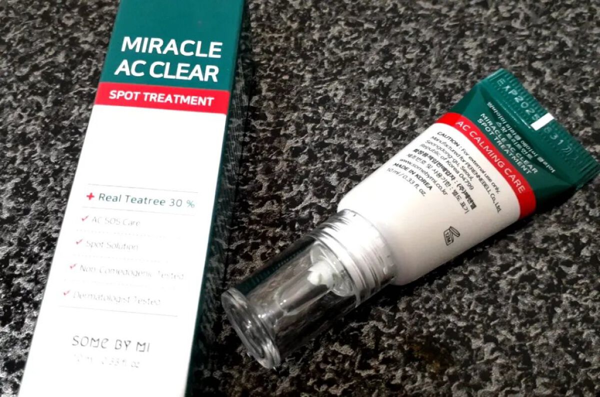 ミラクルアクネクリアスポットトリートメント/SOME BY MI/美容液を使ったクチコミ（1枚目）