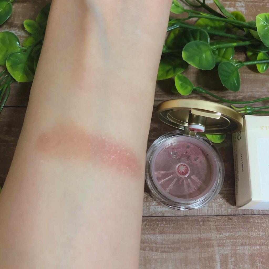 ミネラルピグメント ドライローズ/ONLY MINERALS/単色アイシャドウを使ったクチコミ（2枚目）