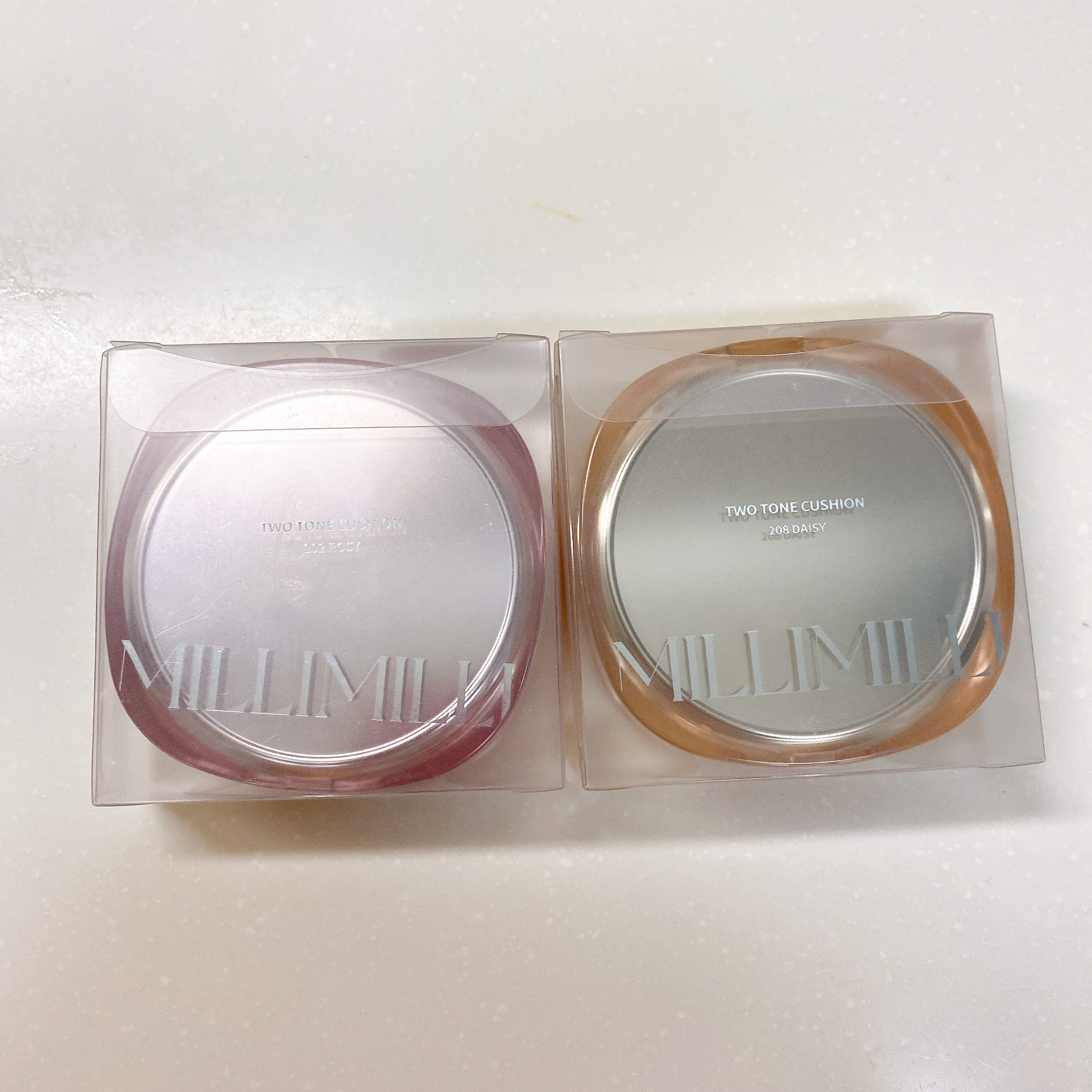 ツートンクッション/MILLIMILLI/クッションファンデーションを使ったクチコミ（1枚目）