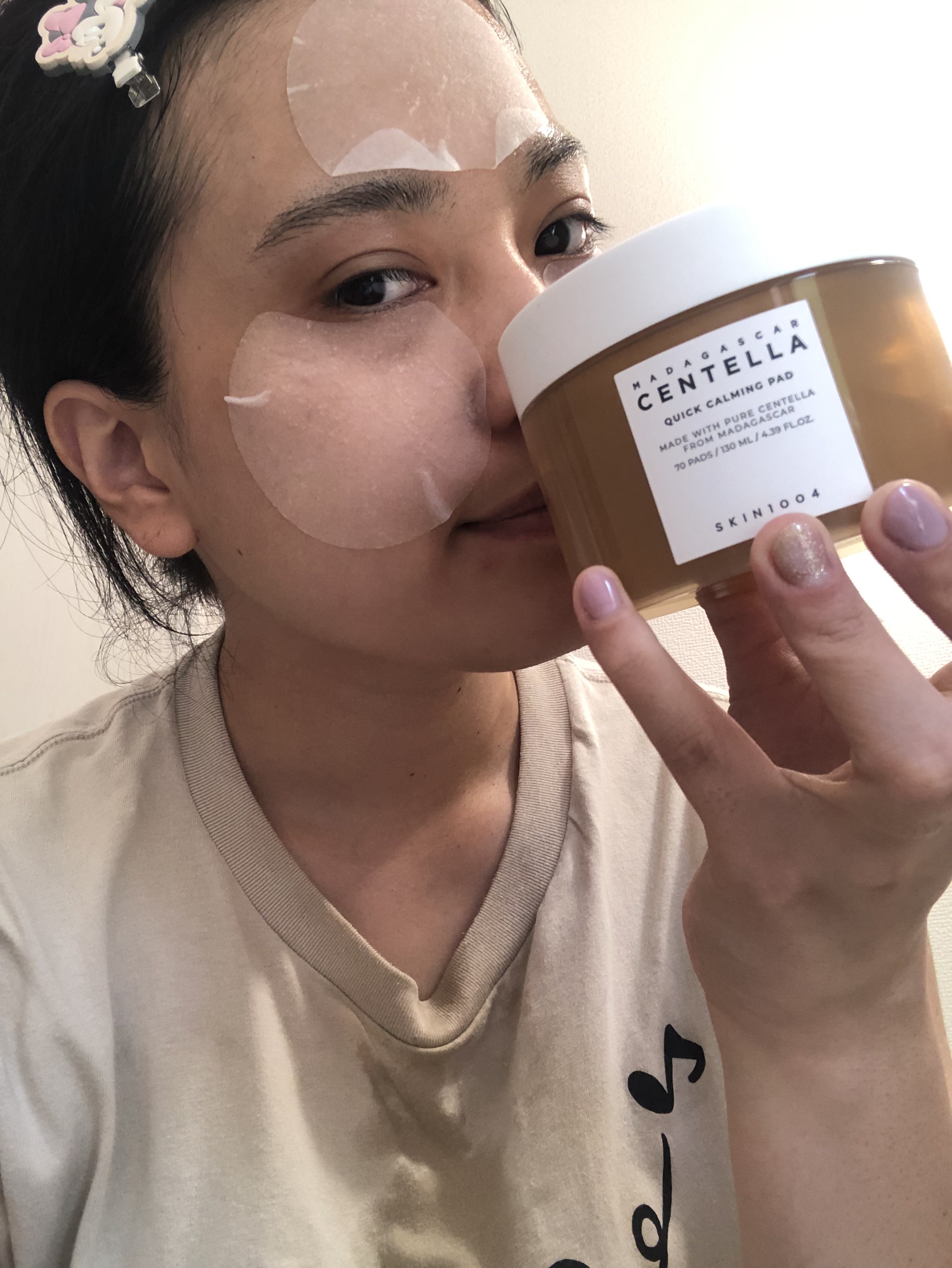 センテラ クイックカーミングパッド/SKIN1004/トナーパッドを使ったクチコミ（3枚目）