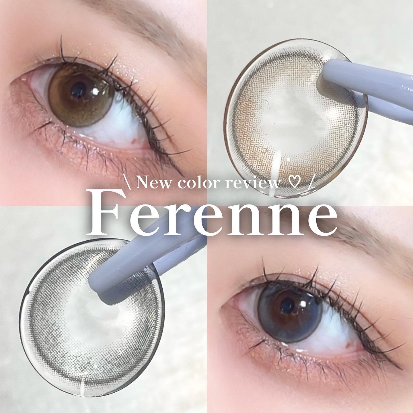 Ferenne 1day キャラメルライト/Ferenne/ワンデー（１DAY）カラコンを使ったクチコミ（1枚目）