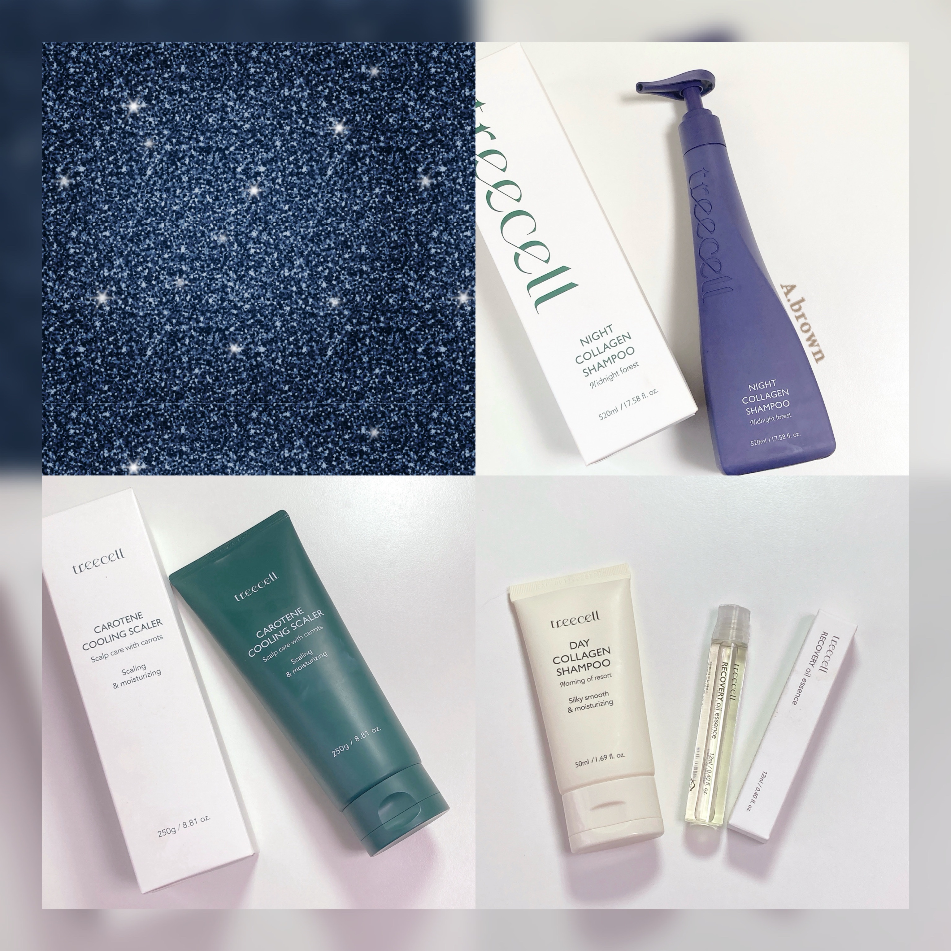 ナイトコラーゲンシャンプーミッドナイトフォレスト/treecell/市販シャンプーを使ったクチコミ（3枚目）