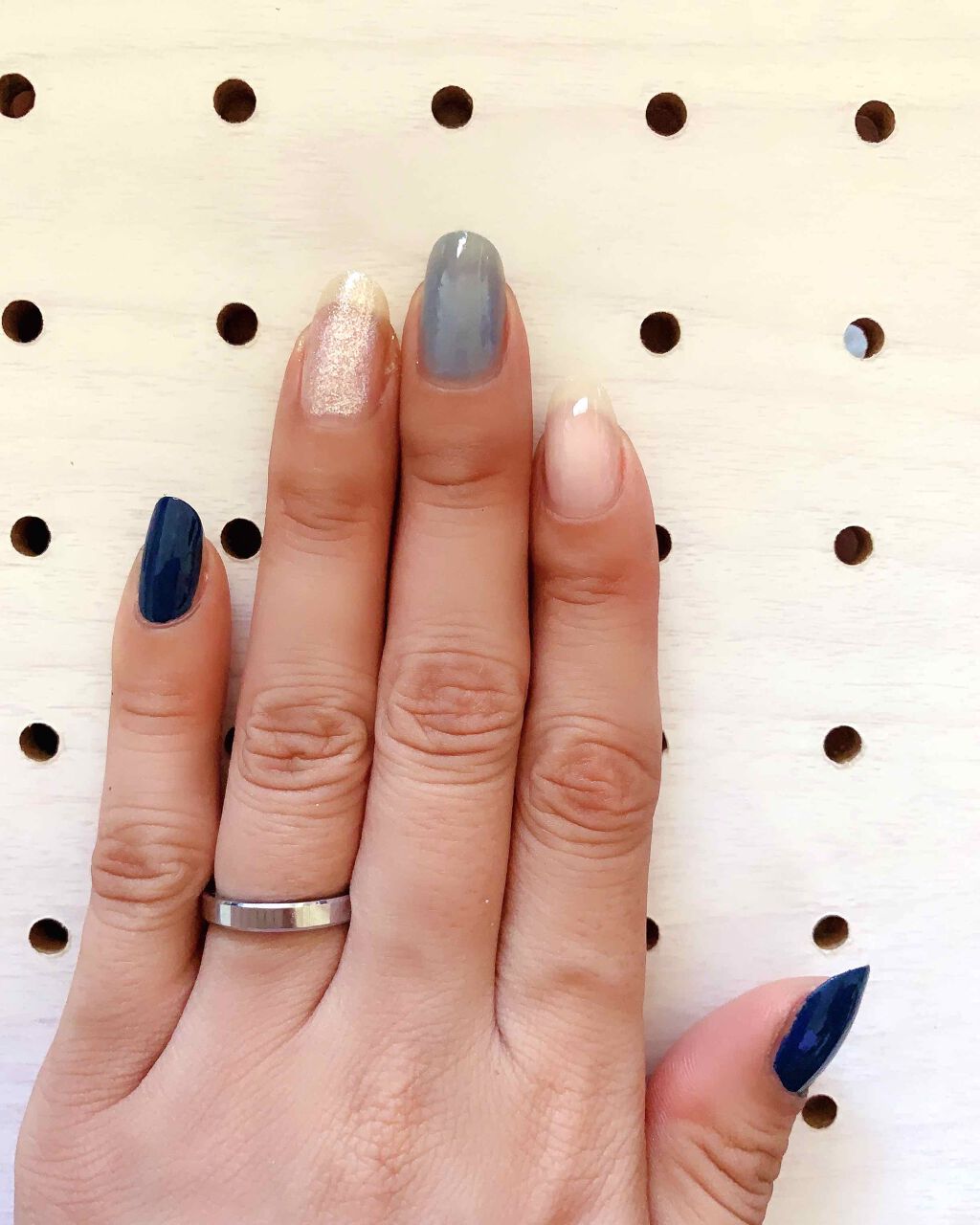 ミルクコート/スキューズミー/オールインワンネイルを使ったクチコミ（3枚目）