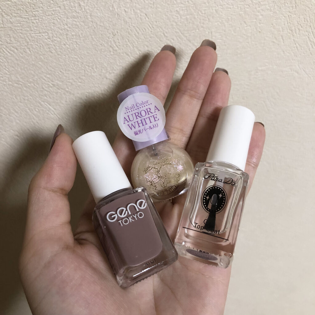 ジェルトップコート 旧商品/パラドゥ/ジェルネイルを使ったクチコミ（3枚目）