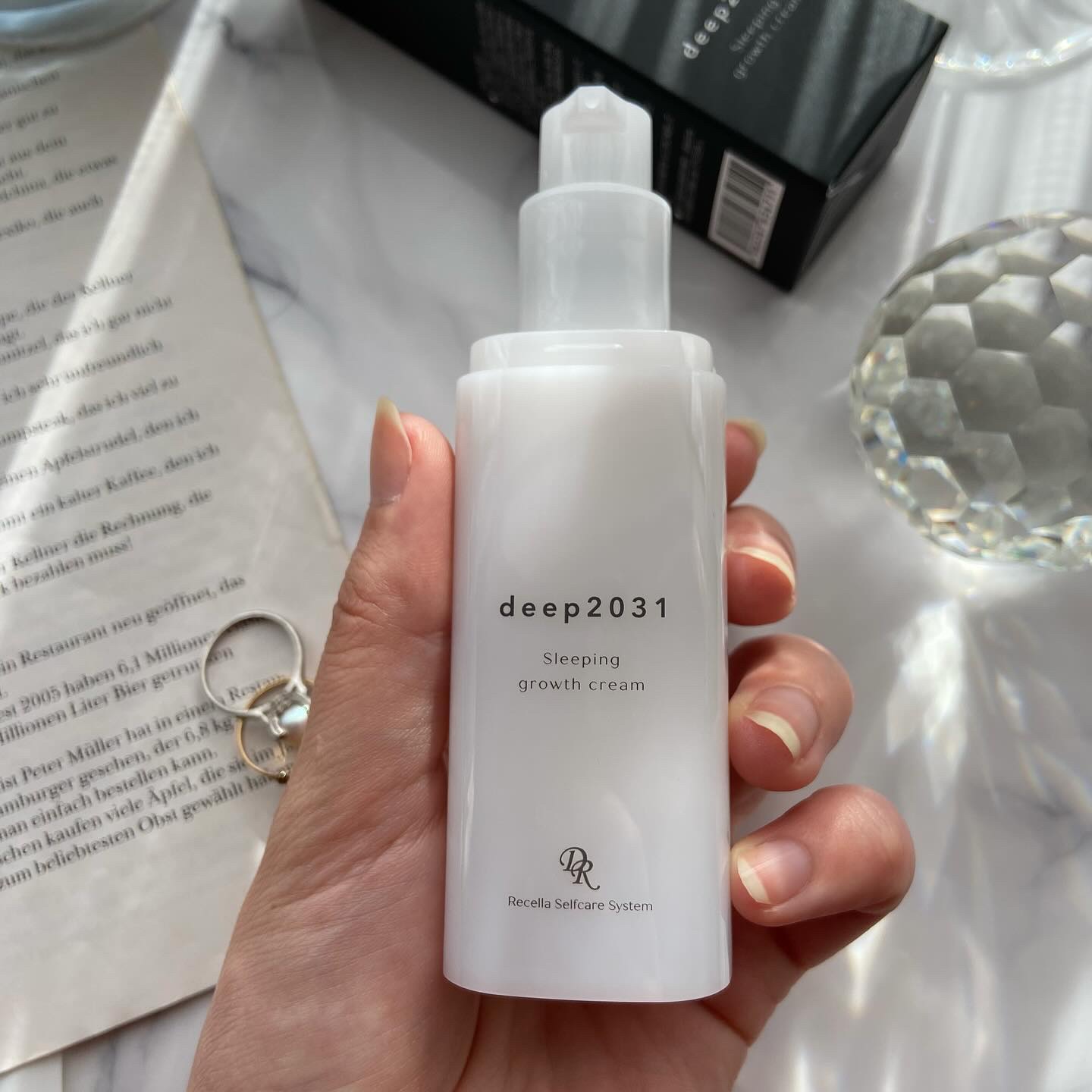 スリーピング グロースクリーム/deep2031/フェイスクリームを使ったクチコミ（3枚目）