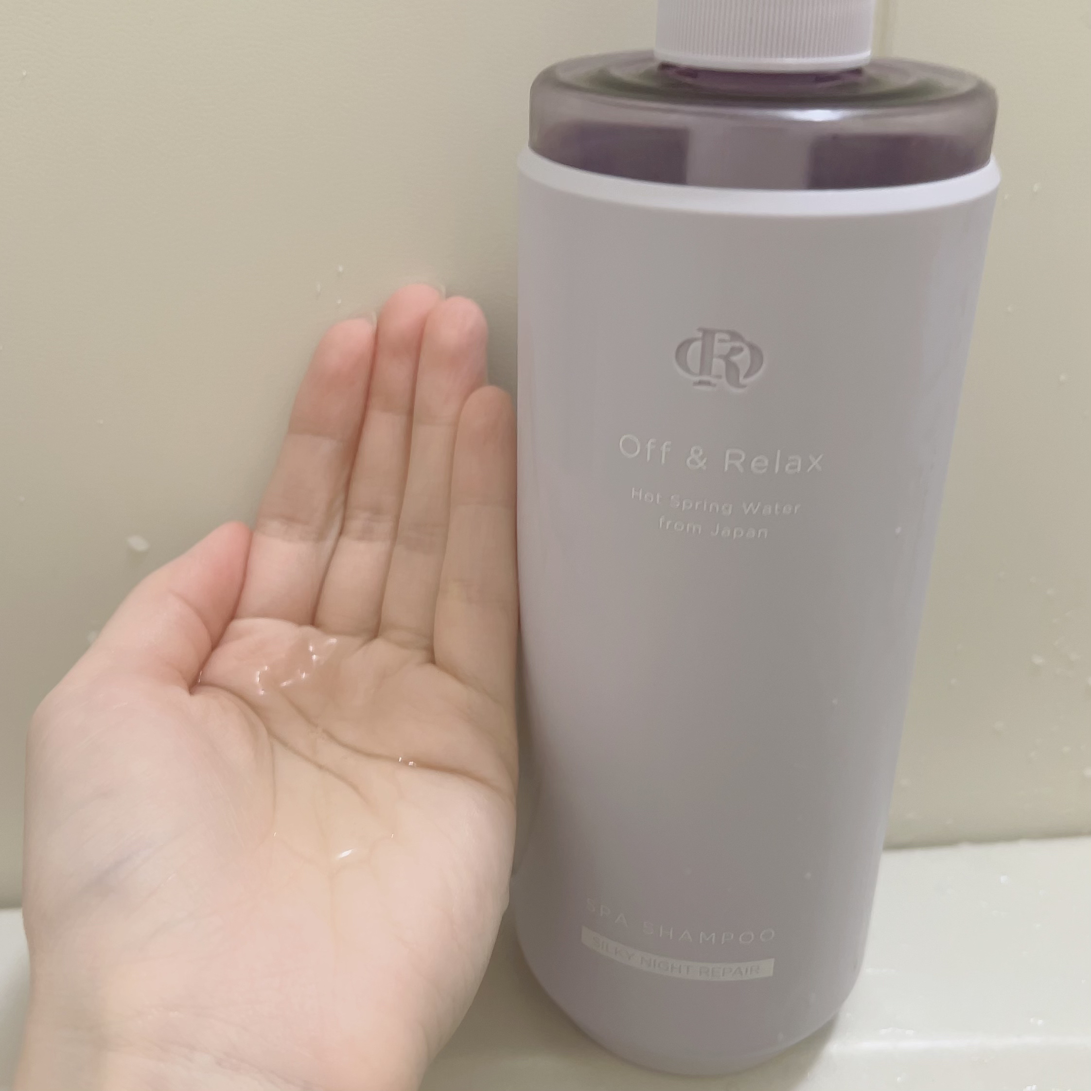 ＯＲ スパ・シャンプー／ヘアトリートメント シルキーナイトリペア/Off&Relax/市販シャンプーを使ったクチコミ（3枚目）