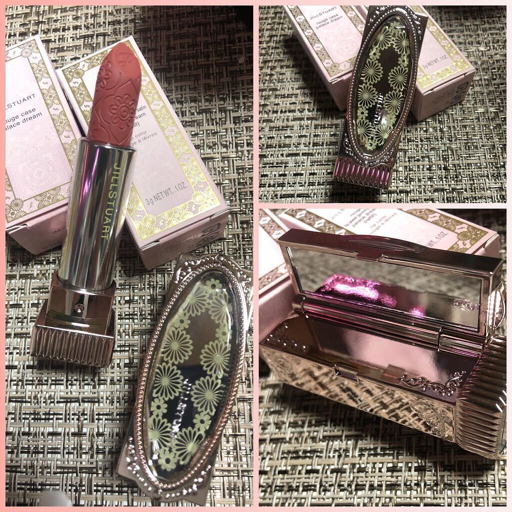 ルージュ　リップジュエル ジェミーサテン　パレスドリーム  103 rose chandelier/JILL STUART/口紅を使ったクチコミ（2枚目）