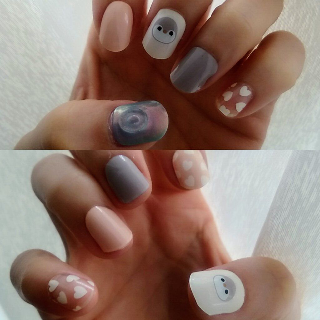 セミキュアジェルネイル(ハンド)/ohora/ネイルシールを使ったクチコミ(1枚目)