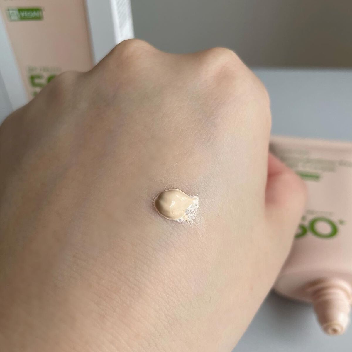 ファンデフリー サンクリーム/manyo/日焼け止めクリームを使ったクチコミ(2枚目)