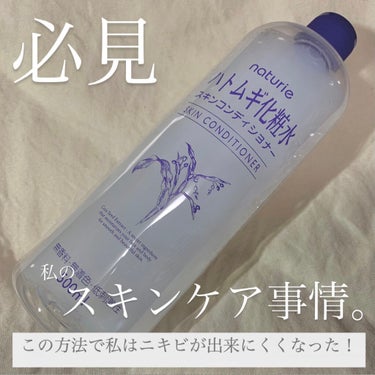 ハトムギ化粧水(ナチュリエ スキンコンディショナー R )/ナチュリエ/化粧水を使ったクチコミ（1枚目）