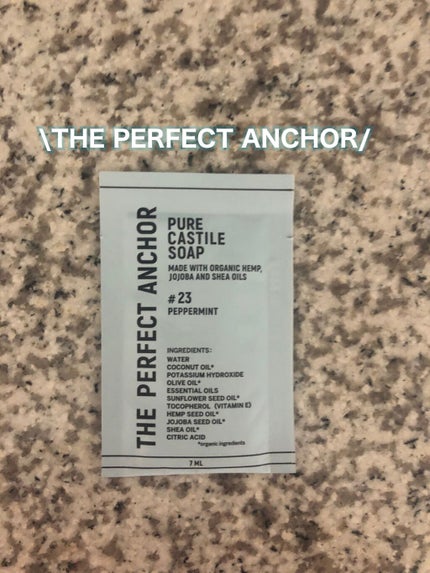 ザ・パーフェクトアンカー ペパーミント #23/THE PERFECT ANCHOR/ボディソープを使ったクチコミ(1枚目)