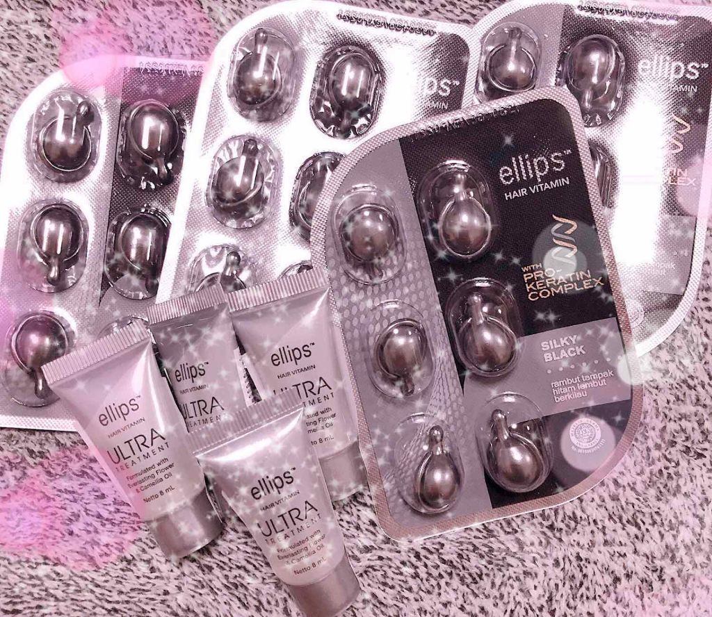 ヘアーオイル【シャイニーブラック】/ellips/ヘアオイルを使ったクチコミ(1枚目)