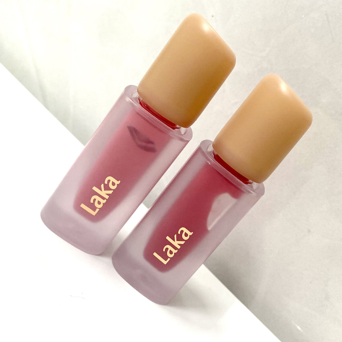 フルーティーグラムティント 118 アドアー/Laka/リップティントを使ったクチコミ（2枚目）