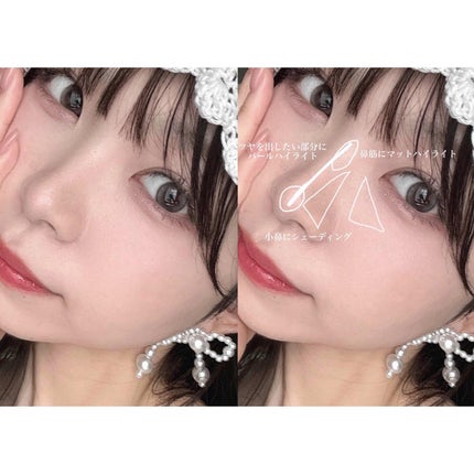 チート顔コントゥアパレット/MilleFée/パウダーハイライトを使ったクチコミ(8枚目)