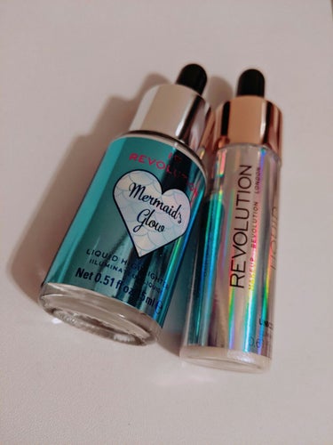 MAKEUP REVOLUTION リキッドハイライターのクチコミ「Makeup Revolutionの公式でお買い物ヾ(*‘ω‘ )ノ
セール中だった
リキッド.....」（1枚目）