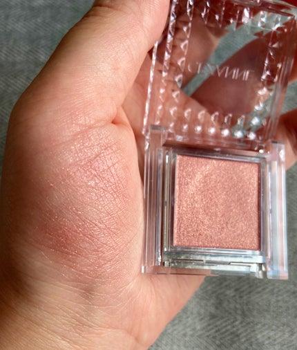 シングルカラーアイシャドウ 08 ゴールドピンク/CEZANNE/単色アイシャドウを使ったクチコミ(1枚目)
