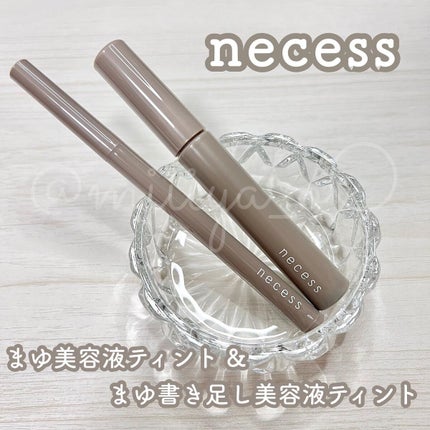 necess まゆ書き足し美容液ティント /コジット/眉ティントを使ったクチコミ(1枚目)