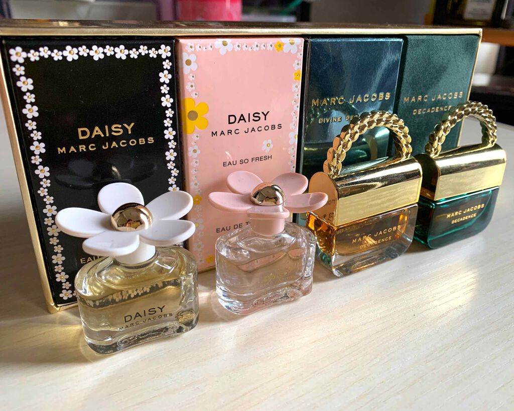 MARC JACOBS BEAUTYの香水(レディース) デイジー オードトワレ他、2商品を使った口コミ -MARC JACOBSの香水セットを約1年前頂きました。  by ちゃこ。(乾燥肌/20代前半) LIPS