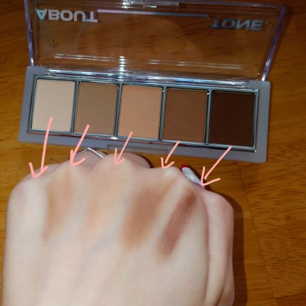 リターントゥーベーシックシャドウパレット/ABOUT TONE/アイシャドウパレットを使ったクチコミ(2枚目)