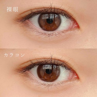 EyeTeen Choco Brown(アイティーンチョコブラウン)/OLENS/カラーコンタクトレンズを使ったクチコミ（2枚目）