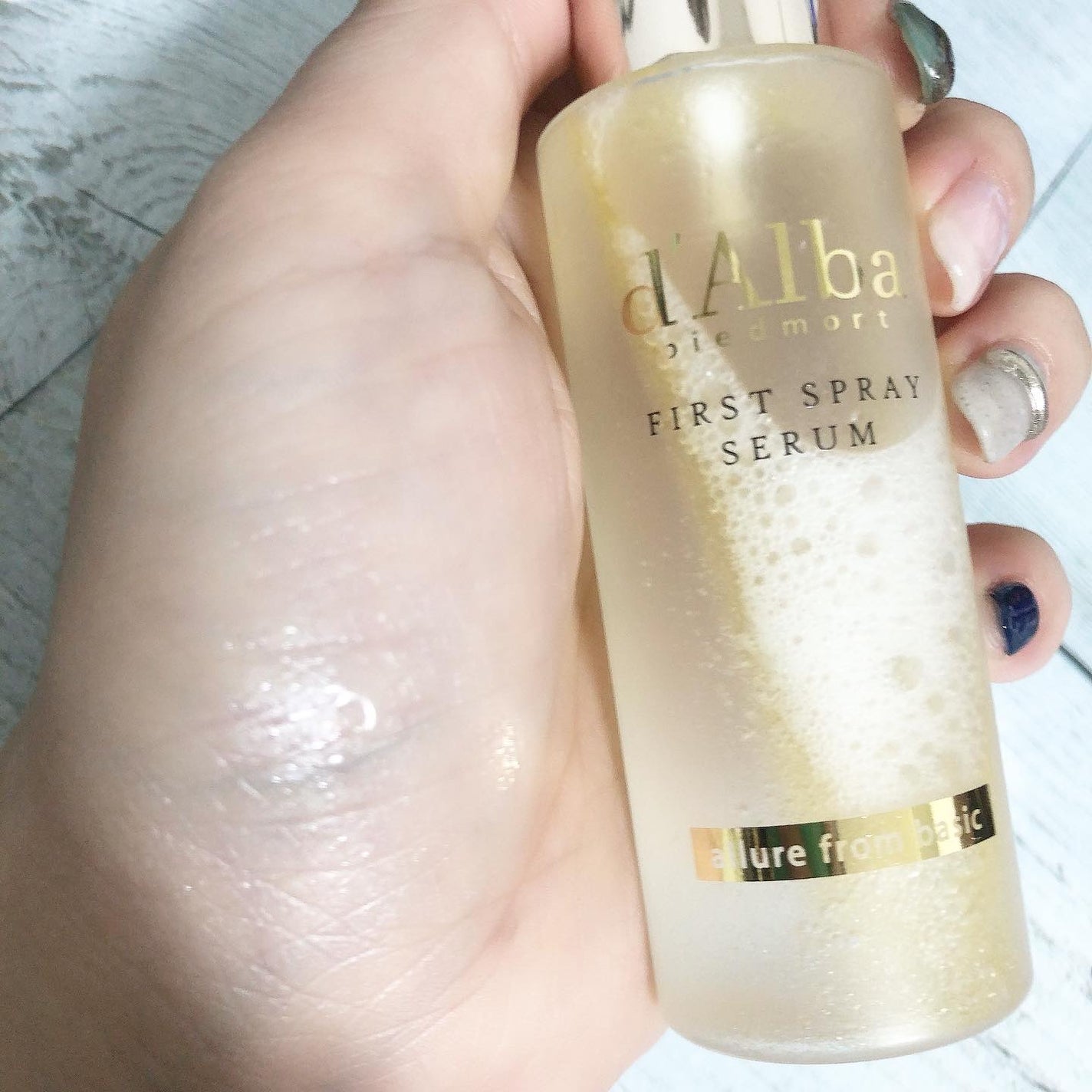 ダルバ ホワイトトリュフファーストスプレーセラム/ダルバ/ミスト状化粧水を使ったクチコミ(3枚目)