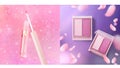 セザンヌ24年春コスメ、“桜カラー”の限定フェイスパレットや“ピンクラメ”煌めくラメライナーが数量限定で発売！のサムネイル