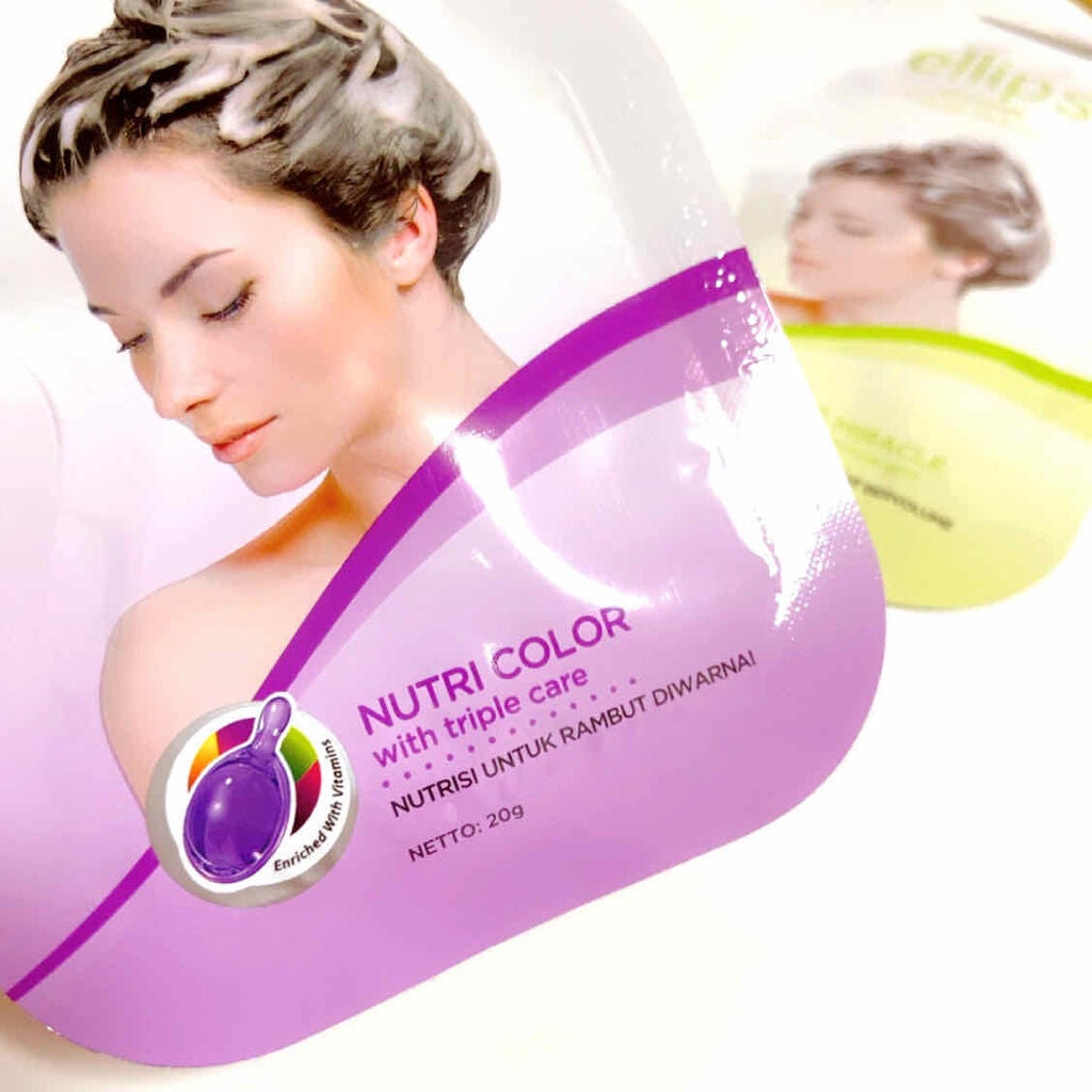 ヘアーマスク【ナチュラルカラー】/ellips/ヘアマスク・ヘアパックを使ったクチコミ(2枚目)