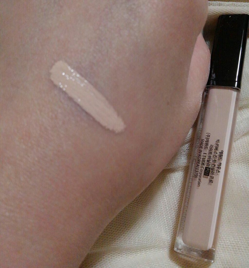 ビッグカバーフィットコンシーラー ライトバニラ/ETUDE/リキッドコンシーラーを使ったクチコミ（3枚目）