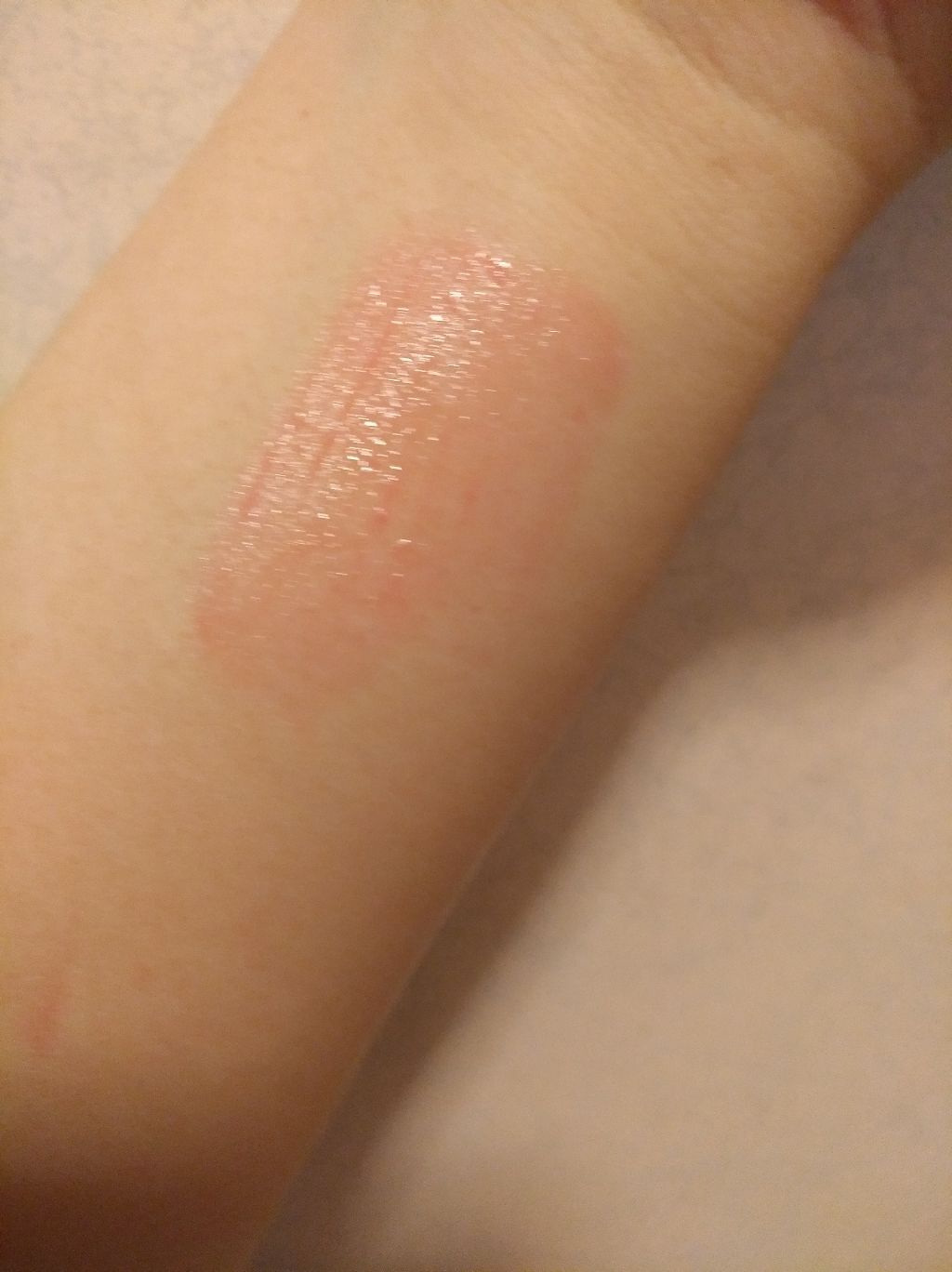 リンクルリップス クリアピンク/NUDE'up/口紅を使ったクチコミ（3枚目）