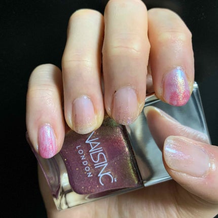 nails inc. スパークル ライク ア ユニコーン ネイルポリッシュデュオのクチコミ「気温も湿度も高すぎて速乾ネイル使っても表面ベトベトが長続きしちゃってネイル億劫になってる系女子.....」(2枚目)