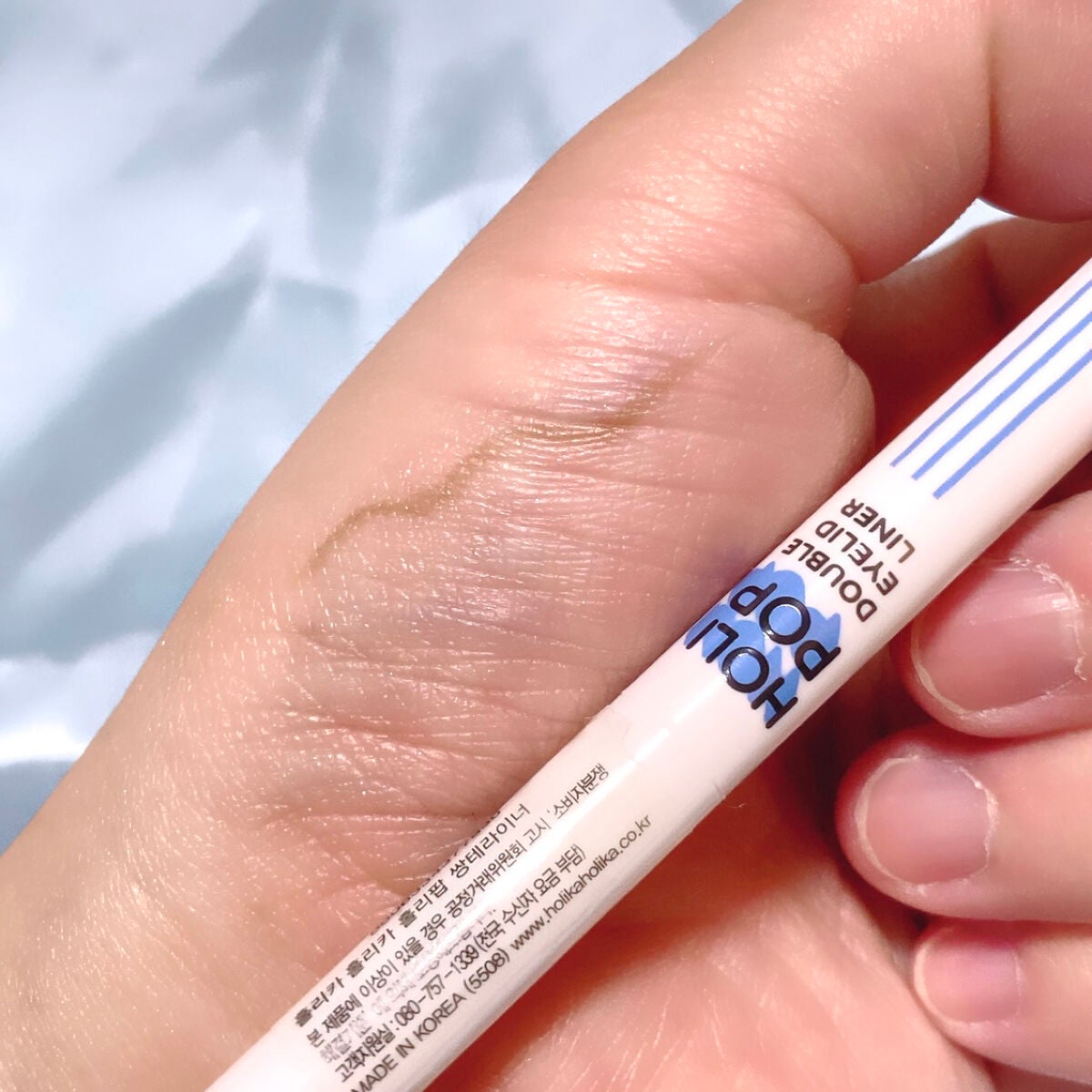 HOLI POP 二重ライナー/HOLIKA HOLIKA/リキッドアイライナーを使ったクチコミ(4枚目)