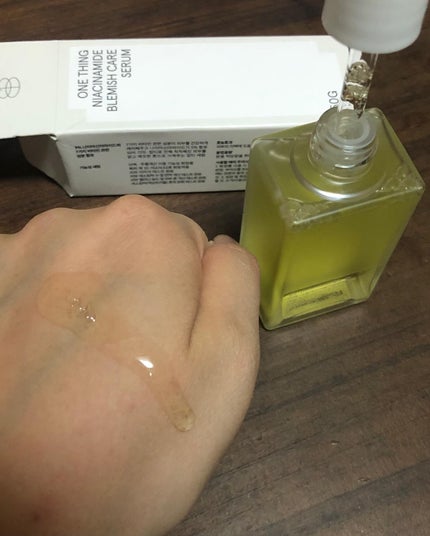 ナイアシンアミドブレミッシュケアセラム/ONE THING/美容液を使ったクチコミ(5枚目)