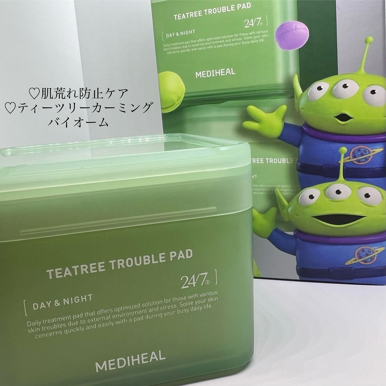 ティーツリー トラブルパッド/MEDIHEAL/トナーパッドを使ったクチコミ(2枚目)