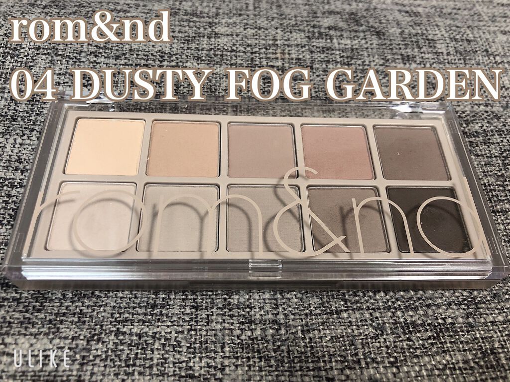 ベターザンパレット/rom&nd/アイシャドウパレットを使ったクチコミ（1枚目）