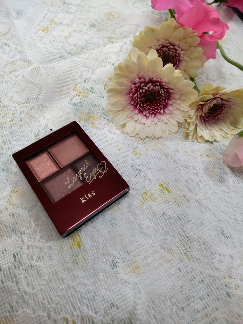 レイヤードアイズＸ 01 Sweet Chocolat/KiSS/アイシャドウパレットを使ったクチコミ（3枚目）
