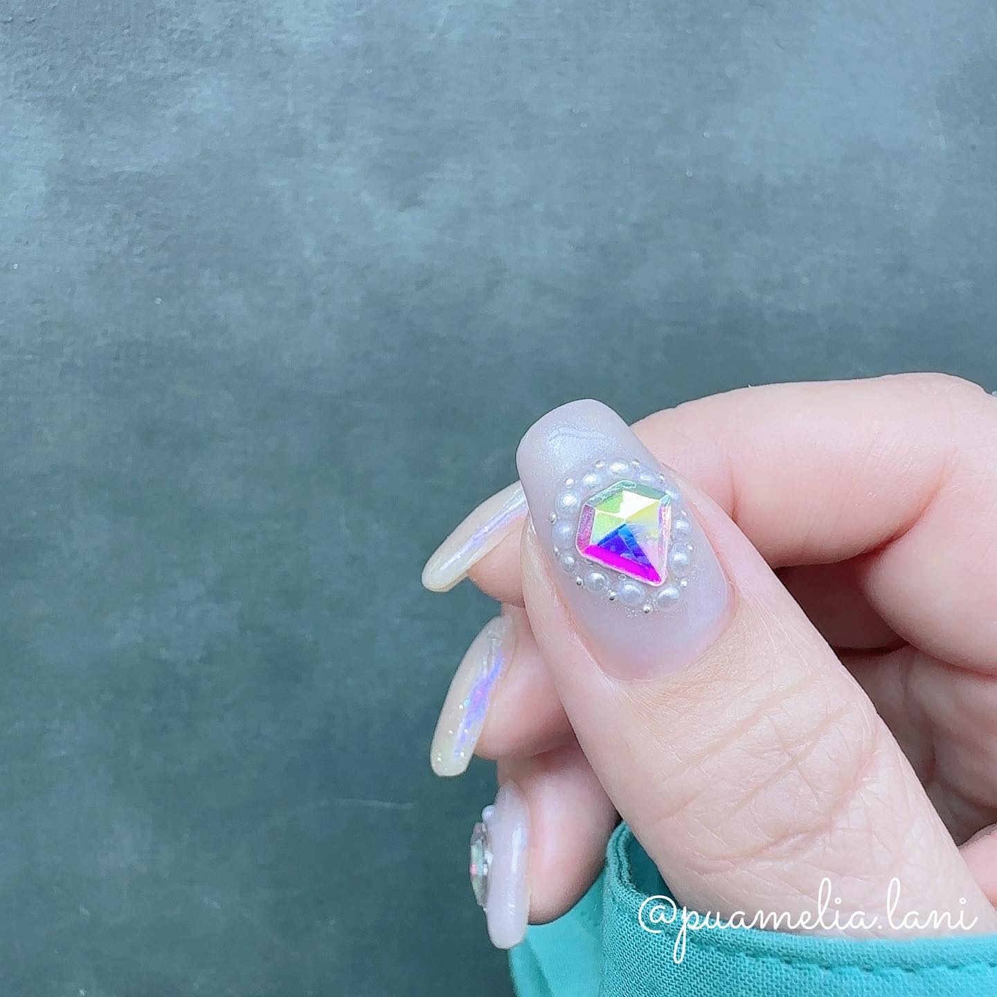 ジェルミー クリスタルトップジェル  16ml/ジェルミーワン/ジェルネイルを使ったクチコミ（3枚目）