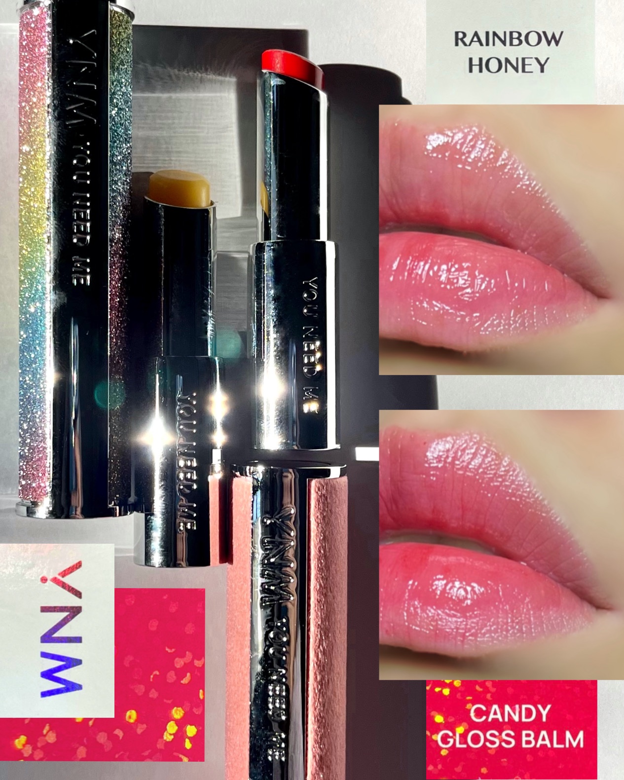 キャンディグロスバーム/YNM/リップバームを使ったクチコミ（1枚目）