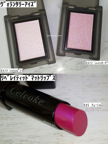 セルヴォーク ヴォランタリー アイズ/Celvoke/単色アイシャドウを使ったクチコミ(2枚目)