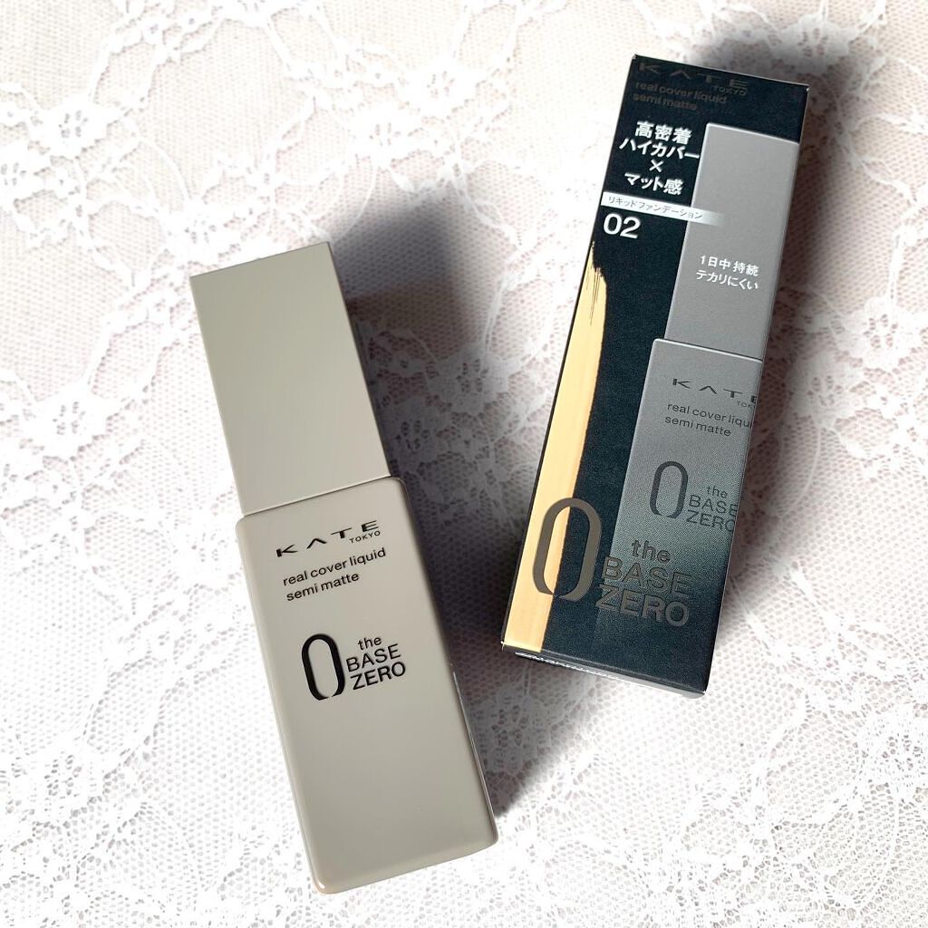リアルカバーリキッド（セミマット）/KATE/リキッドファンデーションを使ったクチコミ（1枚目）