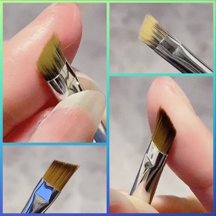 ダブルエンドアイブロウブラシ熊野筆/&be/メイクブラシを使ったクチコミ(4枚目)