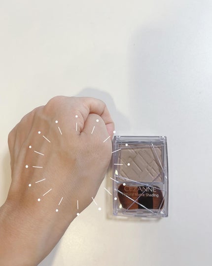 ナチュラルマットシェーディング/CEZANNE/シェーディングを使ったクチコミ(3枚目)