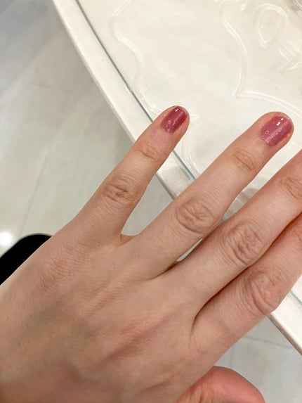 グロッシーコート/スキューズミー/オールインワンネイルを使ったクチコミ(4枚目)