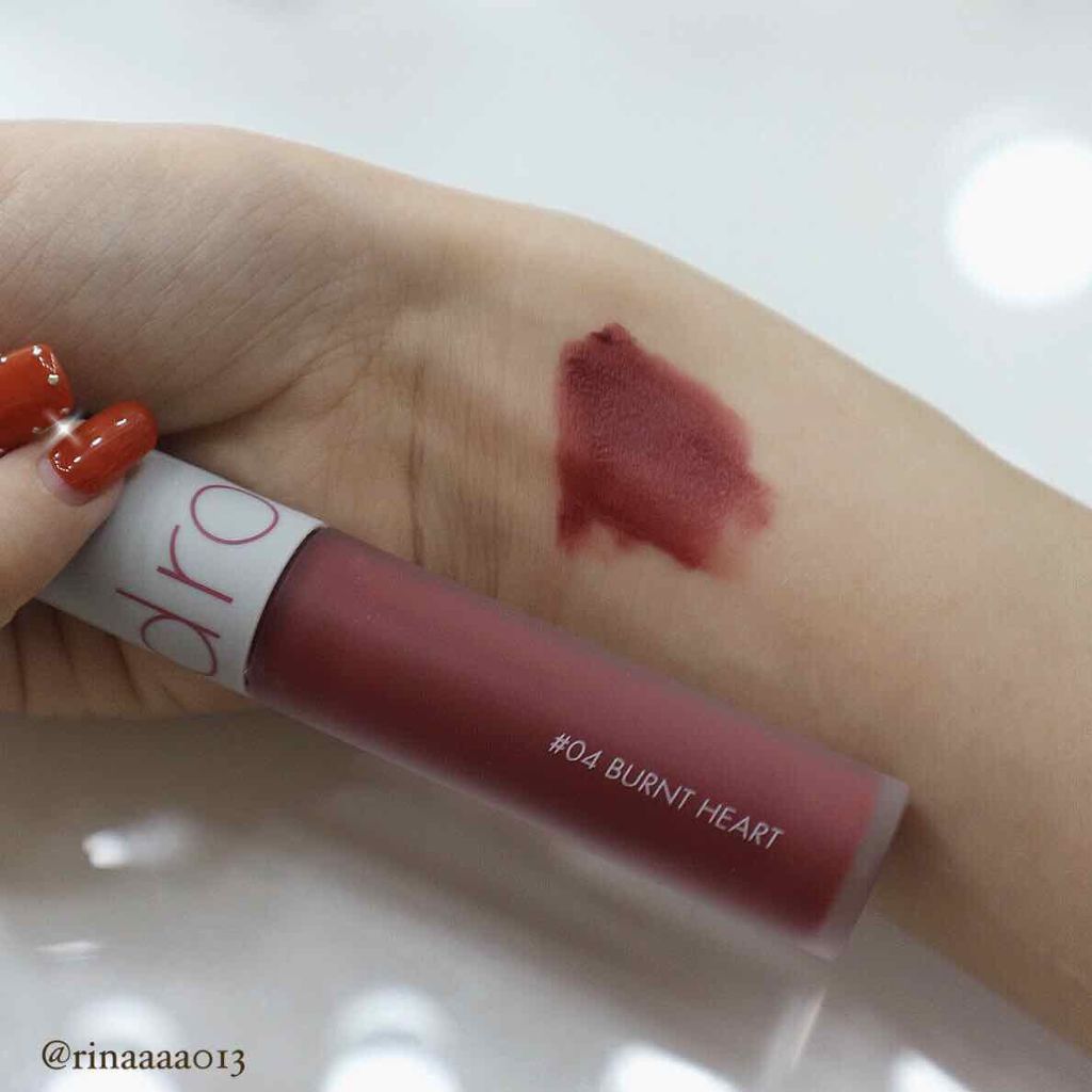 ゼロベルベットティント/rom&nd/リップティントを使ったクチコミ(2枚目)