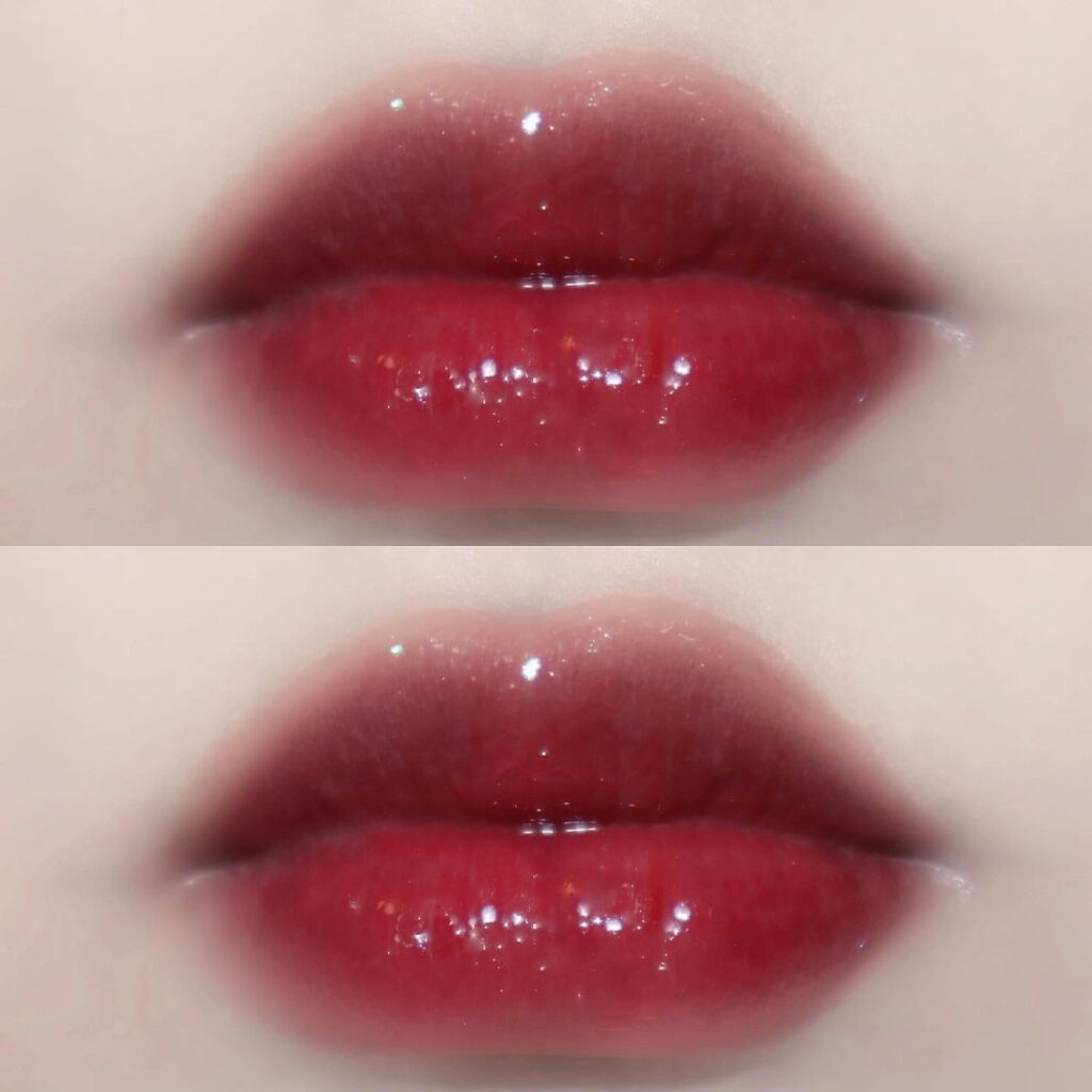 グラスティングウォーターグロス/rom&nd/リップグロスを使ったクチコミ(2枚目)