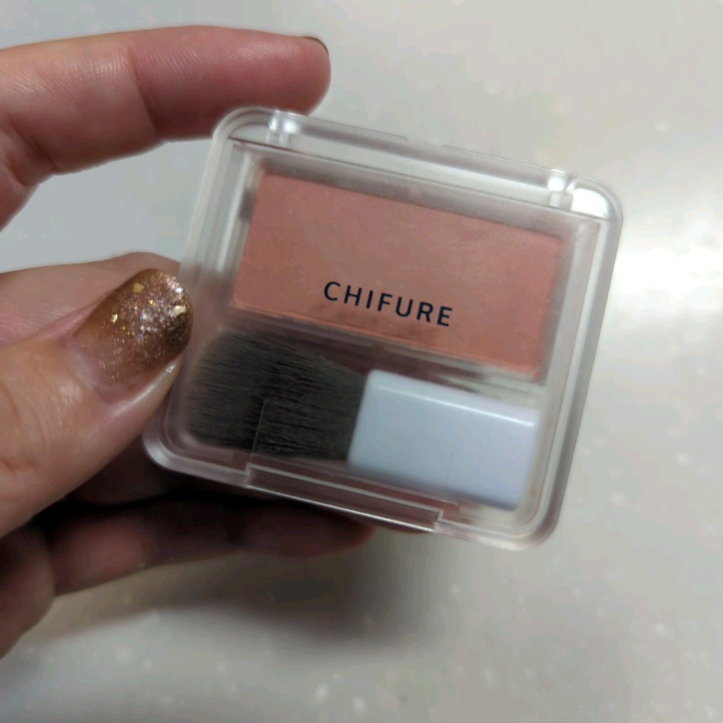 パウダー チーク/ちふれ/パウダーチークを使ったクチコミ(2枚目)