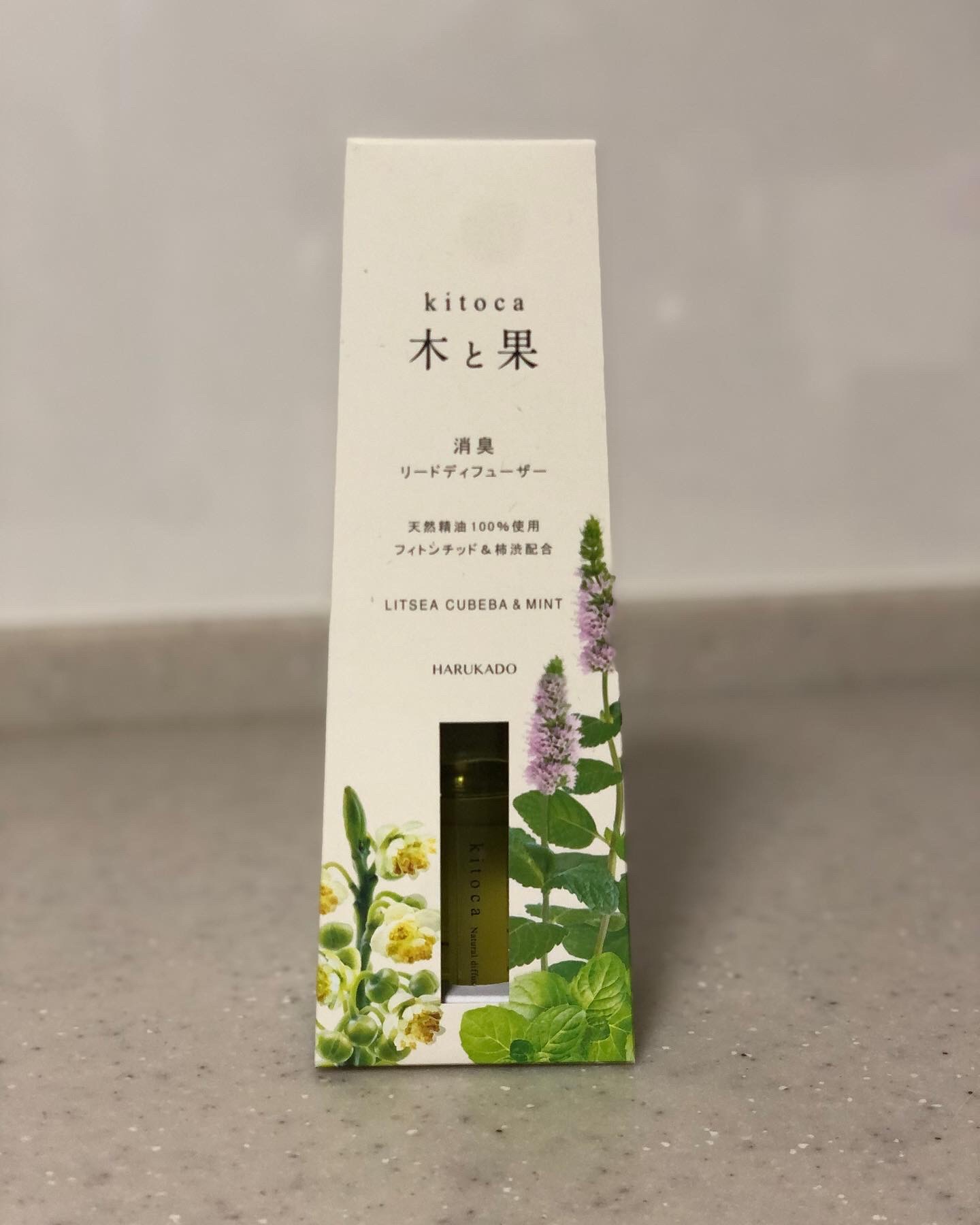 消臭リードディフューザー/Kitoca　木と果/ルームフレグランスを使ったクチコミ（2枚目）