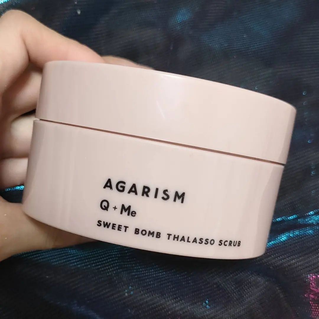Q+Me スウィート ボム タラソ スクラブ/AGARISM/バスト・ヒップケアを使ったクチコミ（2枚目）