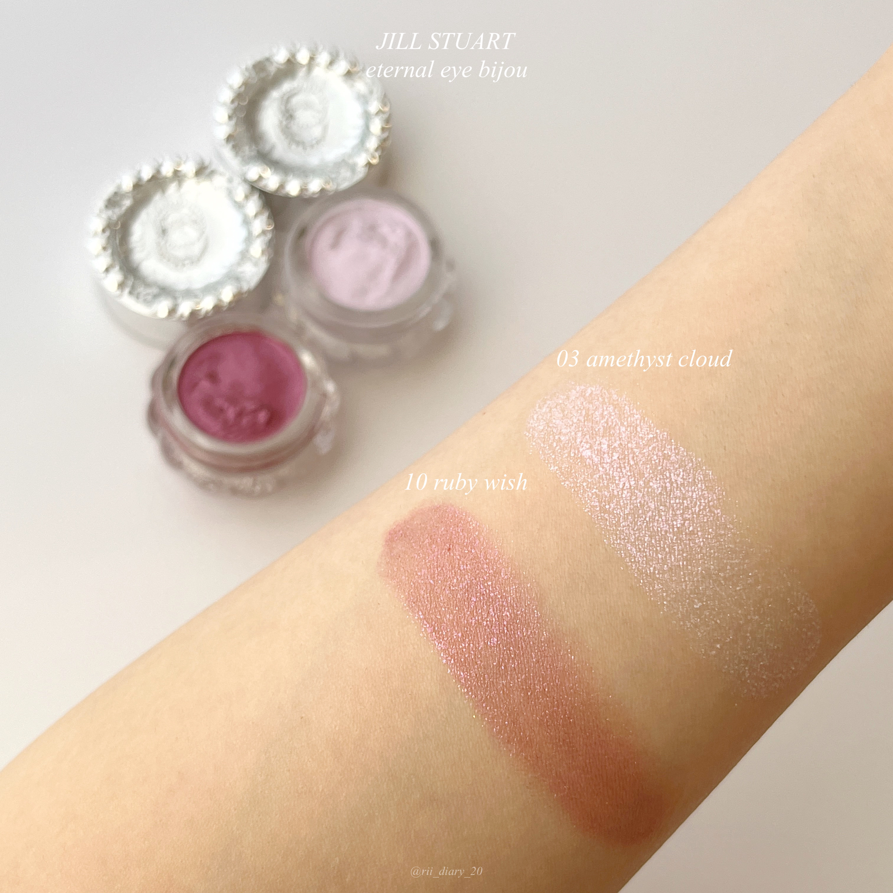 ジルスチュアート　エターナル アイビジュー 10 ruby wish/JILL STUART/ジェル・クリームアイシャドウを使ったクチコミ（2枚目）