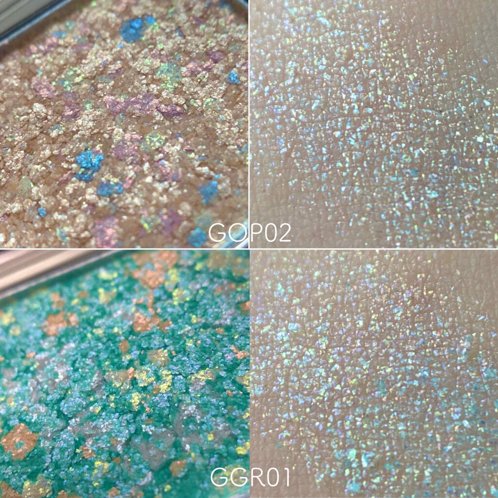 グリッタープリズム シャドウ/MISSHA/グリッターを使ったクチコミ(2枚目)